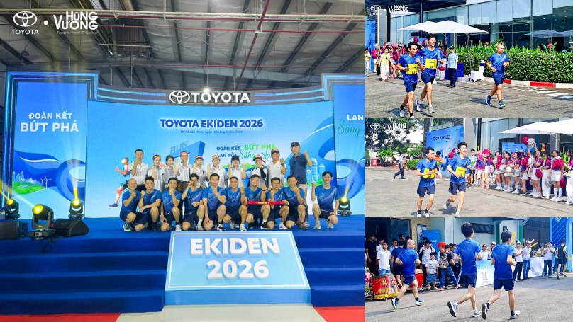  TOYOTA HÙNG VƯƠNG – ĐOÀN KẾT BỨT PHÁ - LOAN TỎA SỐNG XANH TẠI TOYOTA EKIDEN 2026