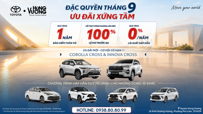 ĐẶC QUYỀN THÁNG 9 – ƯU ĐÃI XỨNG TẦM